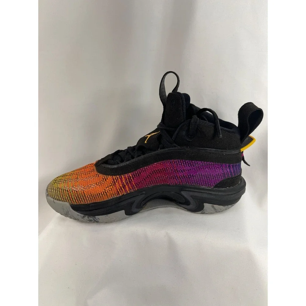 Air Jordan Nike Men's Size 5 Year of the Tiger 36 Black Orange Pink CZ2650-002